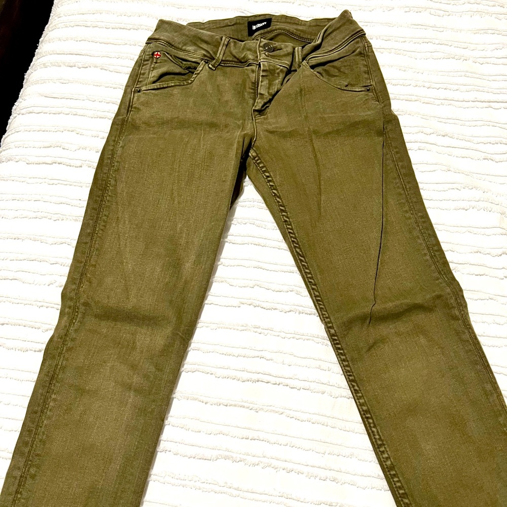 Hudson Collin Olive green jeans size 26